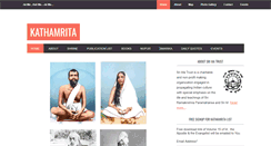 Desktop Screenshot of kathamrita.org