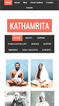 Mobile Screenshot of kathamrita.org